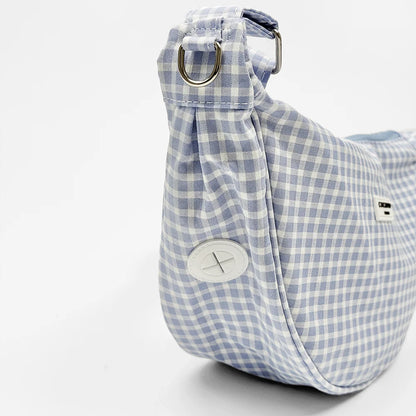 Crossbody Crescent Dog Walking Bag - English Blue