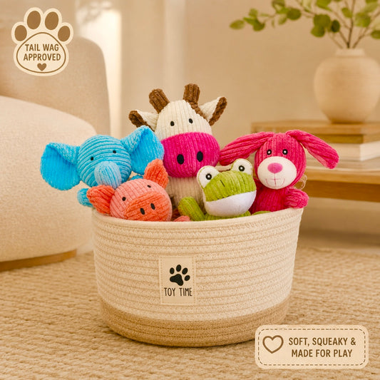 The Barnyard Buddies: Squeaky Plush Toys