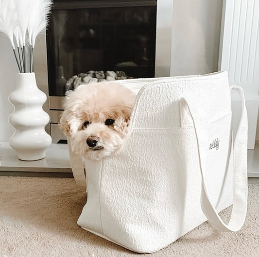 Bouclé Handbag Pet Carrier