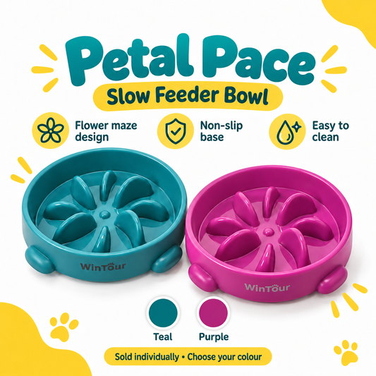 Petal Pace Slow Feeder Bowl