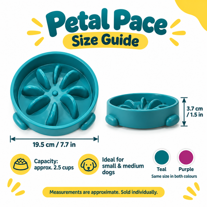 Petal Pace Slow Feeder Bowl