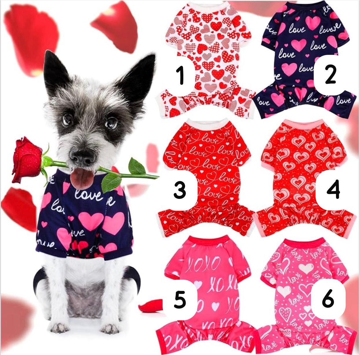 Valentine’s Pupper Pajamas