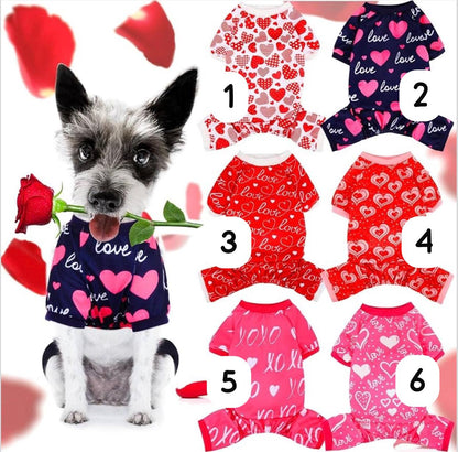 Valentine’s Pupper Pajamas