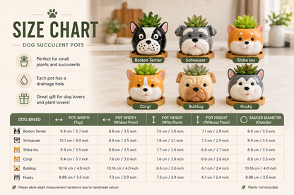 Dog Lover Ceramic Planter Pot