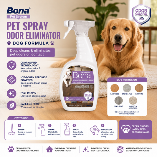 Bona Pet Spray Odor Eliminator – Dog Formula
