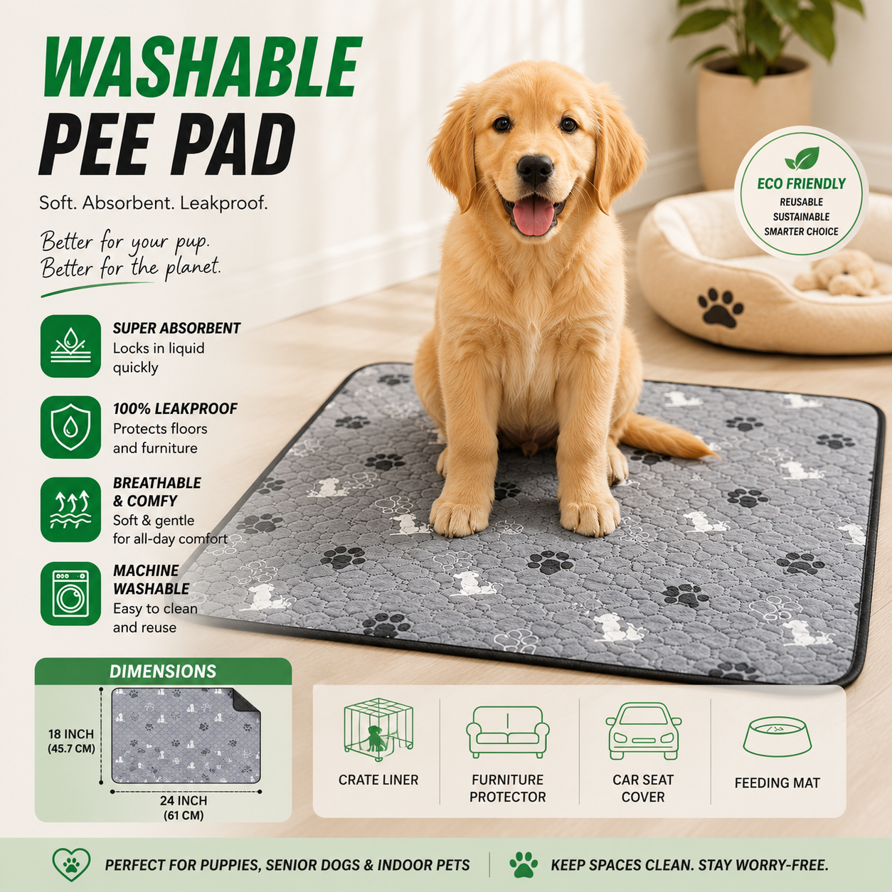 Washable Pee Pads