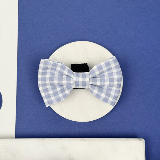 English Blue Bow Tie