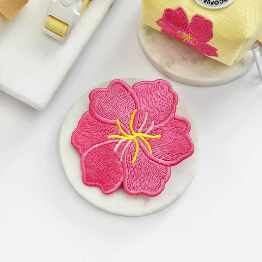 Pink Hibiscus Flower Bow