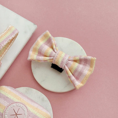 Pastel Stripes Cabana Bow Tie