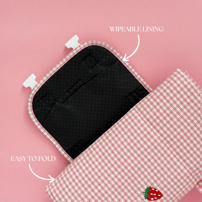 Travel Mat - Strawberry Picnic