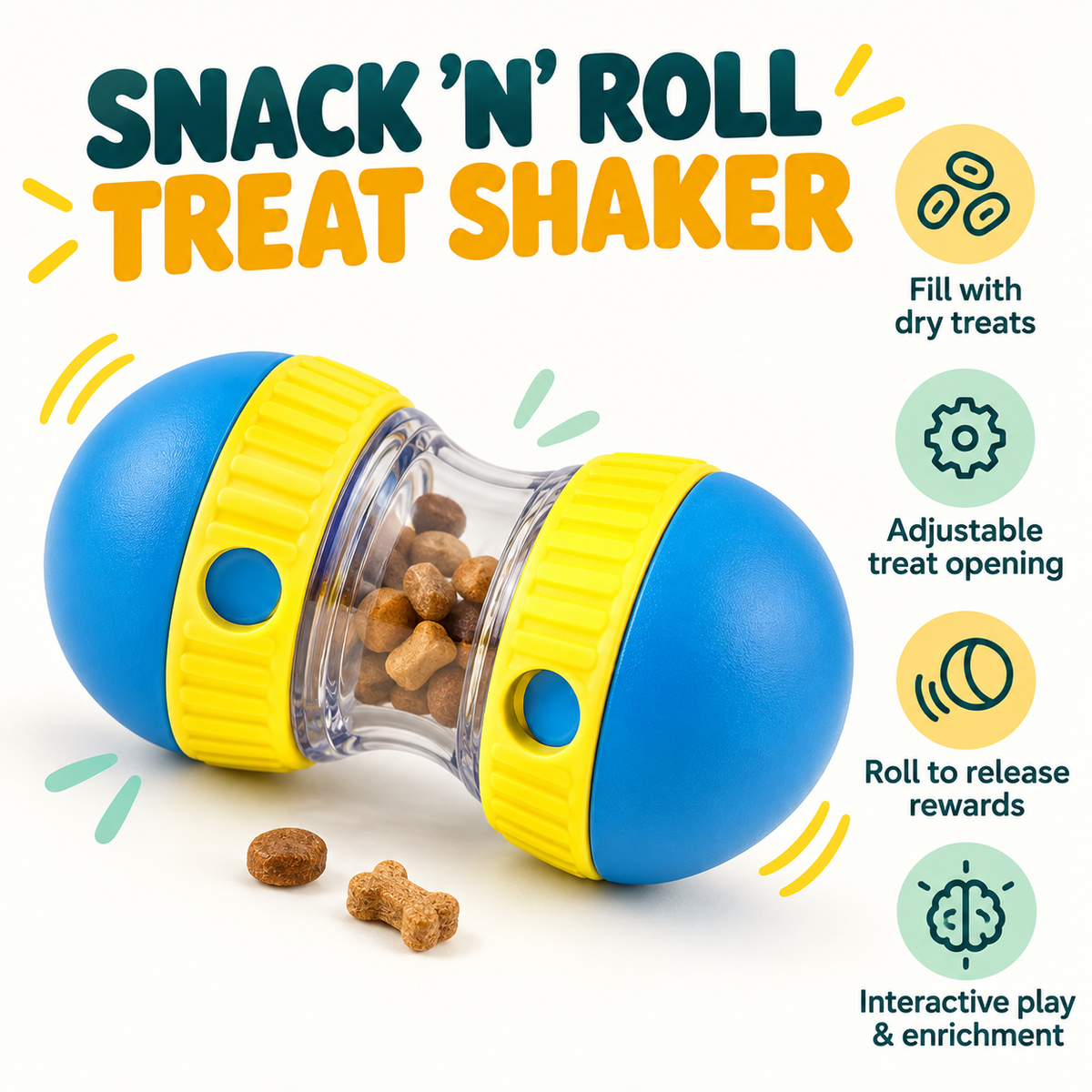 Snack ’n’ Roll Treat Shaker