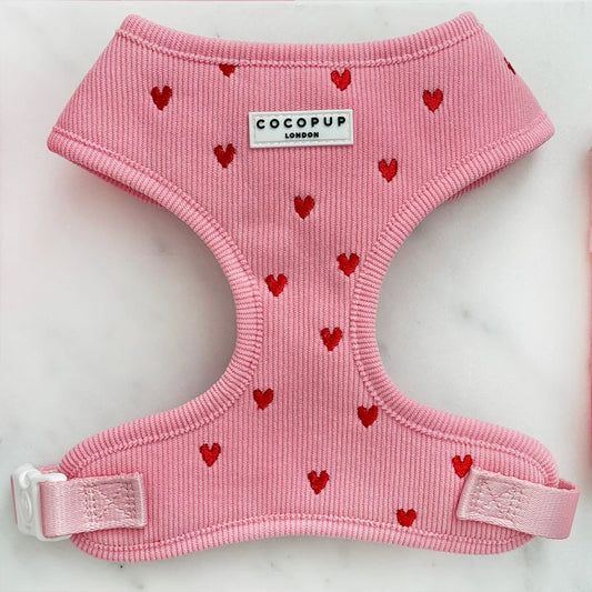 Pink Heartstrings - Adjustable Dog Harness