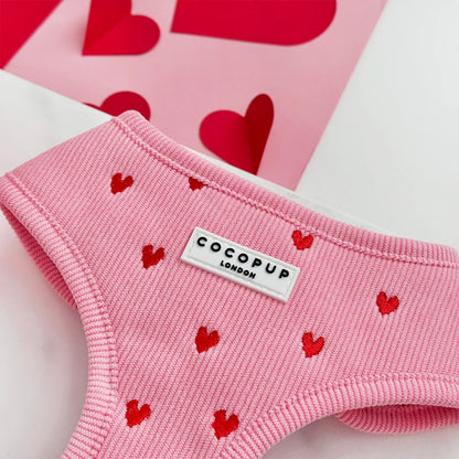 Pink Heartstrings - Adjustable Dog Harness