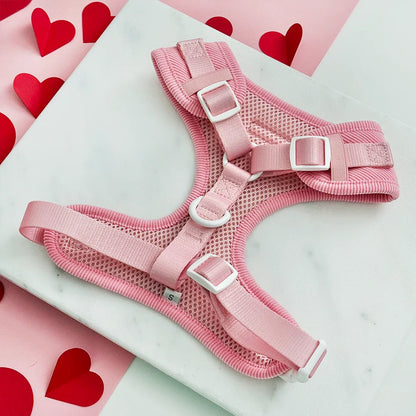 Pink Heartstrings - Adjustable Dog Harness