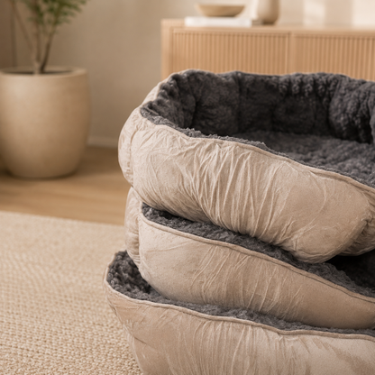 The Shiloh Dog Bed - Beige