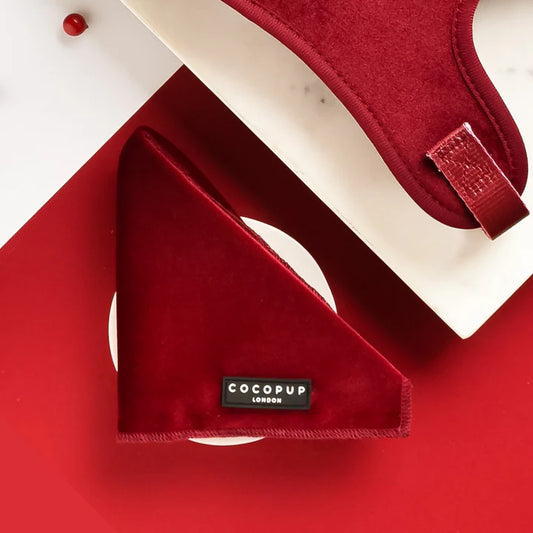 Luxe Red Velvet Bandana