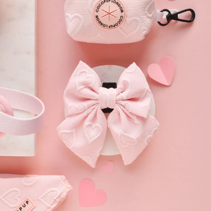 Baby Pink Heart Sailor Bow