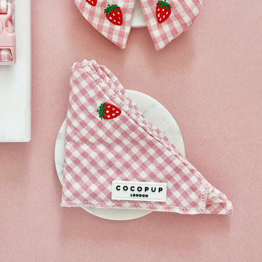 Strawberry Picnic Bandana